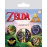 Lot de 5 Badges The Legend Of Zelda