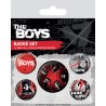 Lot de 5 Badges The Boys