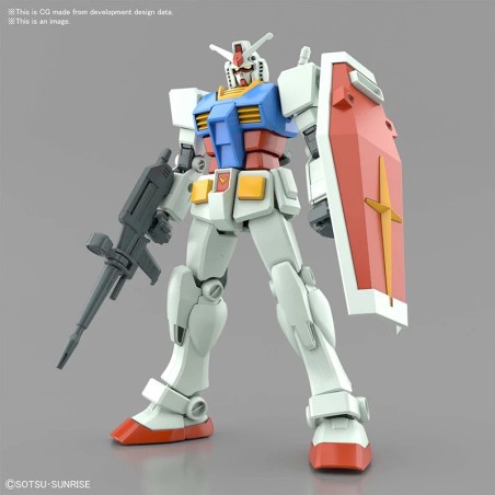 Maquette Gundam EG 1/144 RX-78-2 Gundam Full Weapon Set