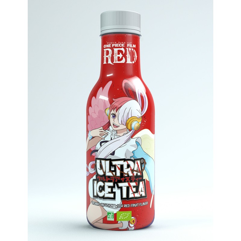 Bouteille de thé glacé bio One Piece Ultra Ice Tea Fruits Rouges Uta Bouteille de thé glacé bio One Piece Ultra Ice Tea Fruits Rouges Uta