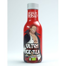 Bouteille de thé glacé bio One Piece Ultra Ice Tea Fruits Rouges Shanks