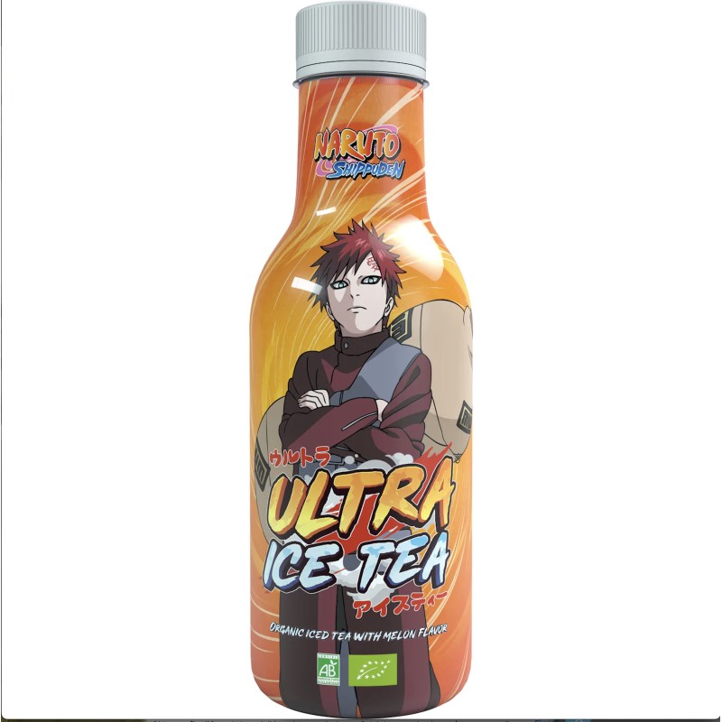 Bouteille de thé glacé bio Naruto Ultra Ice Tea Melon Gaara