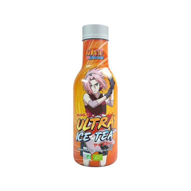 Bouteille de thé glacé bio Naruto Ultra Ice Tea Melon Sakura