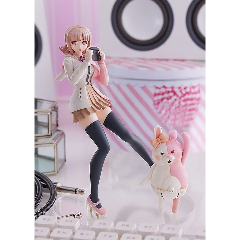Statuette Danganronpa 1 & 2 Reload Pop Up Parade Chiaki Nanami Monomi Hoodie Version