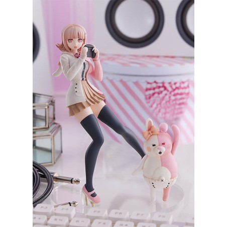 Statuette Danganronpa 1 & 2 Reload Pop Up Parade Chiaki Nanami Monomi Hoodie Version