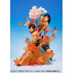 Statuette One Piece Figuarts Zero Brother's Bond Monkey D. Luffy