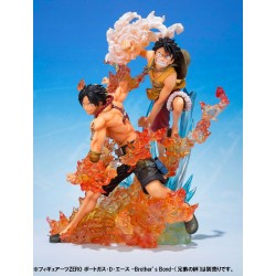 Statuette One Piece Figuarts Zero Brother's Bond Monkey D. Luffy