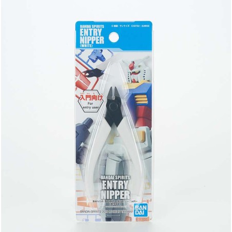 Pince coupante pour maquettes Bandai Entry Nipper White