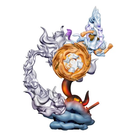 Figurine One Piece Petitrama Log Box Re:Birth Gear Fifth Special Set Monkey D. Luffy D