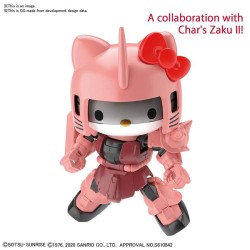 Maquette Hello Kitty Chars Zaku II Gndam Ex-Standard