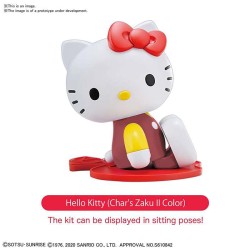 Maquette Hello Kitty Chars Zaku II Gndam Ex-Standard