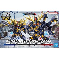 Maquette SD Gundam Cross Silhouette Banshee Norn Destroy Mode