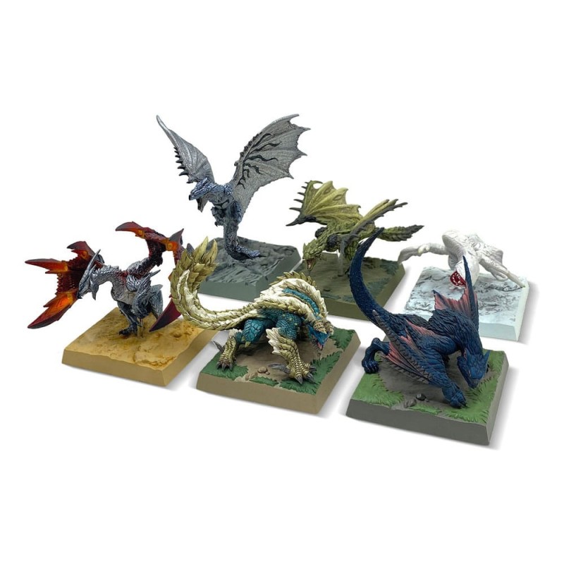 Lot de 6 Figurines Monster Hunter Collection Gallery Vol.2