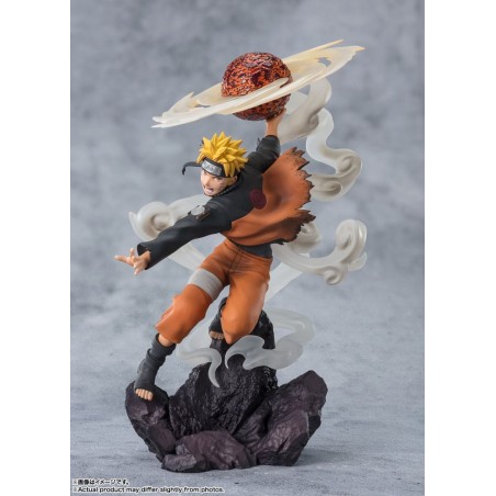 Statuette Naruto Figuarts Zero Extra Battle Naruto Uzumaki-Sage Art Lava Release Rasenshuriken