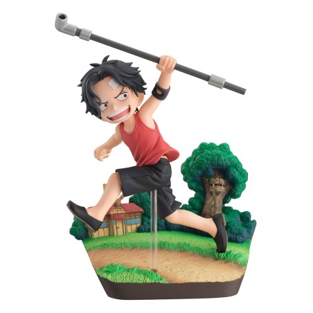 Statuette One Piece G.E.M. Portgas D. Ace "Run! Run! Run!"