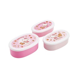 Lot de 3 Bento Box Hello Kitty Sweety Pink