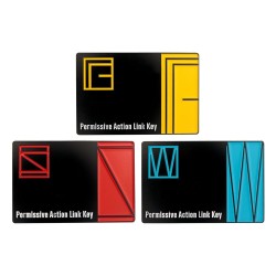 Réplique Metal Gear Solid Keycard-Set