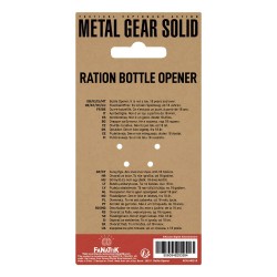 Décapsuleur Metal Gear Solid Solid Ration