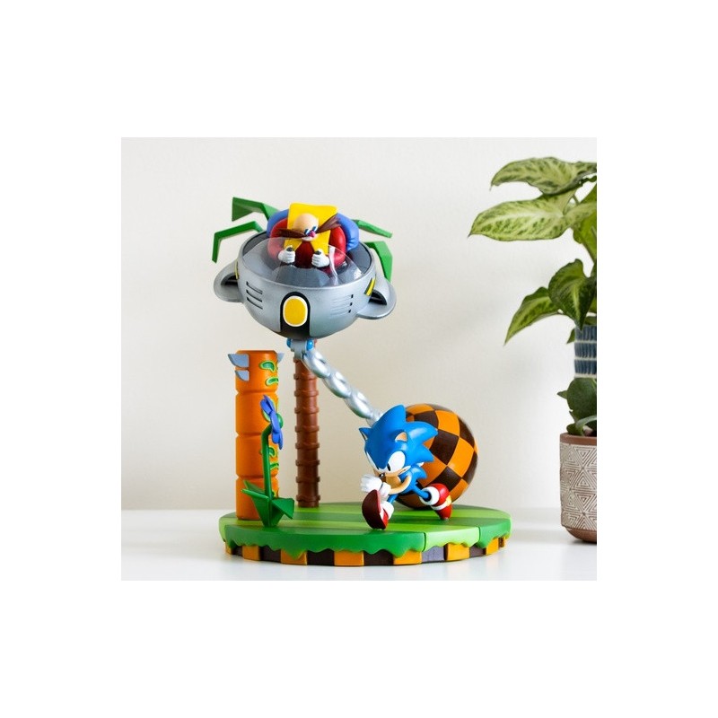 Statuette Sonic The Hedgehog 30th Anniversary Sonic & Dr Eggman