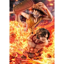 Statuette One Piece P.O.P. NEO-Maximum Luffy & Ace Bond Between Brothers 20th Limited Version
