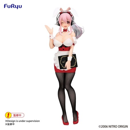 Figurine Super Sonico BiCute Bunnies Super Sonico Waitress Version