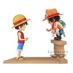 Figurine One Piece WCF Log Stories Ace et Luffy