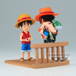 Figurine One Piece WCF Log Stories Ace et Luffy