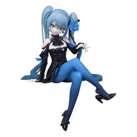Figurine Hatsune Miku Noodle Stopper Miku Flower Fairy Blue Rose Version