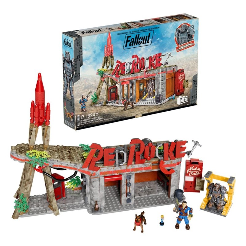 Fallout jeu de construction Mega Construx Red Rocket Truck Stop