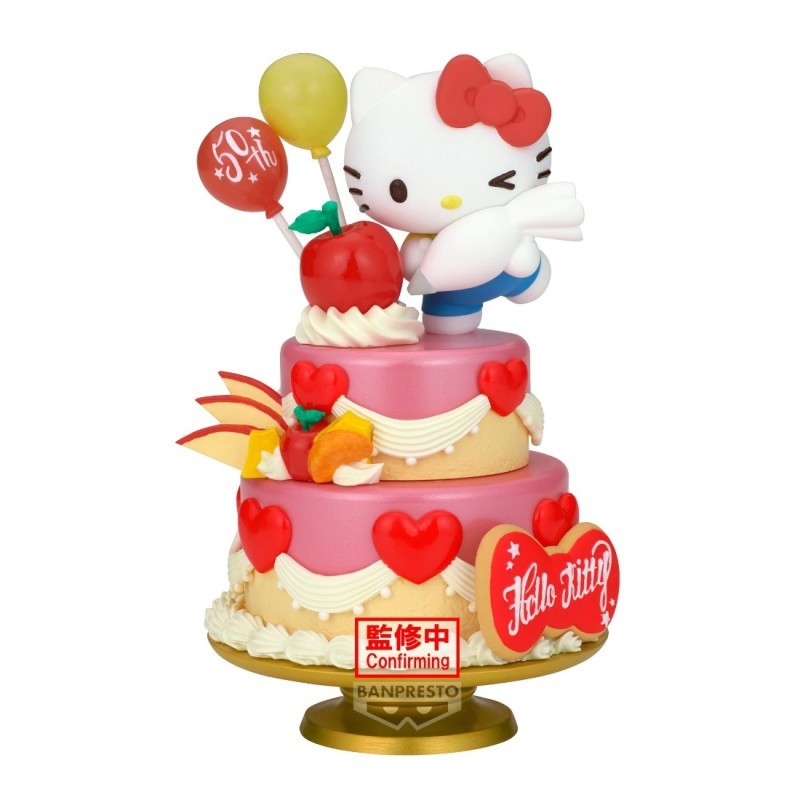 Figurine Sanrio Paldolce collection Grande  Hello Kitty 50th Anniversary Version