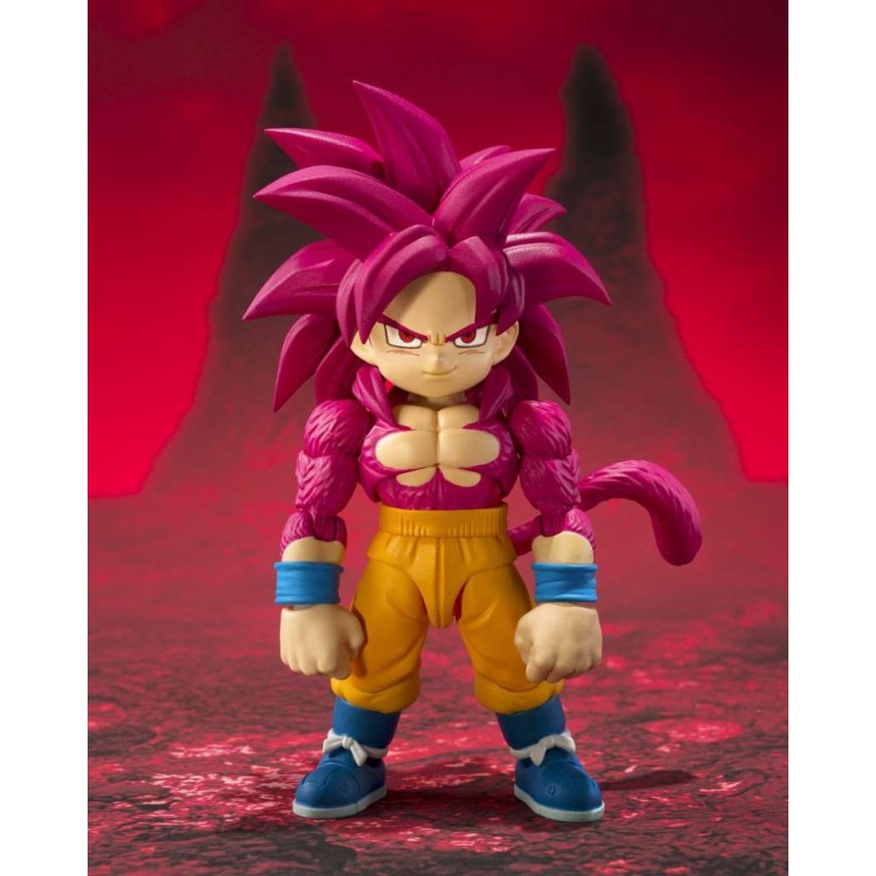 Figurine Dragon Ball Daima S.H. Figuarts Mini Son Goku Super Saiyan 4