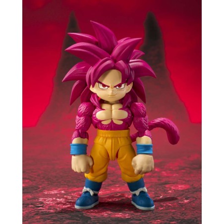 Figurine Dragon Ball Daima S.H. Figuarts Mini Son Goku Super Saiyan 4