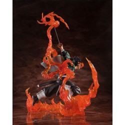 Statuette Demon Slayer Figuarts Zero Kamado Tanjiro Kyojuro Rengoku's Sword Guard Version