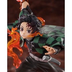 Statuette Demon Slayer Figuarts Zero Kamado Tanjiro Kyojuro Rengoku's Sword Guard Version