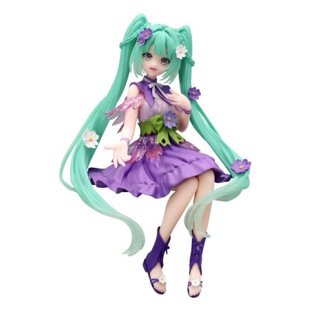Figurine Hatsune Miku Noodle Stopper Flower Fairy Cosmos Purple Color Version