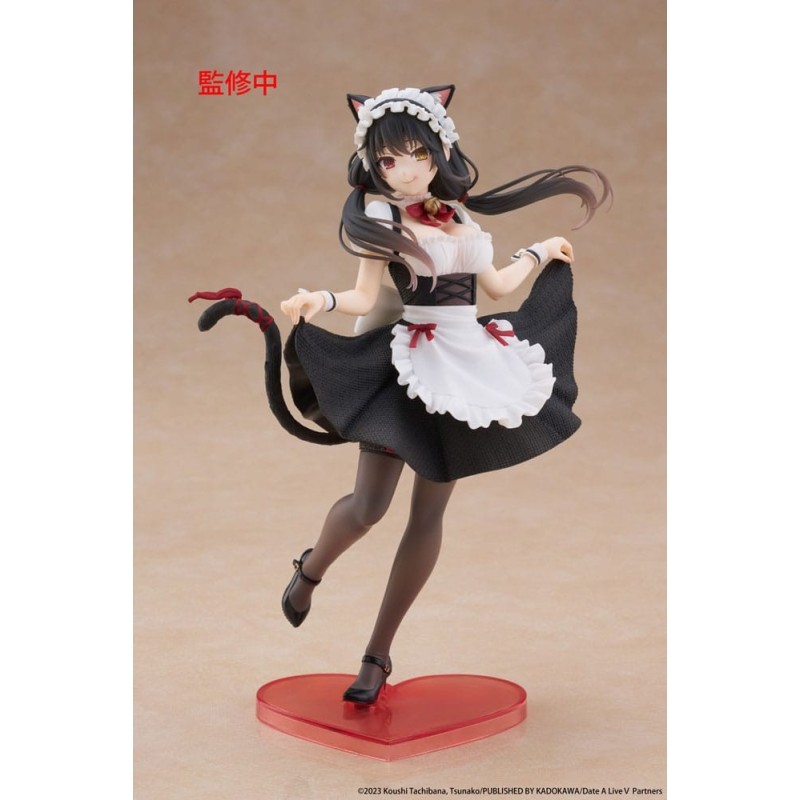 Figurine Date A Live V Coreful Kurumi Tokisaki Cat Ear Maid Version Figurine Date A Live V Coreful Kurumi Tokisaki Cat Ear Maid Version