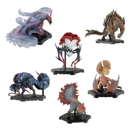 Lot de 6 figurines Monster Hunter CFB MH Standard Model Plus Vol. 28