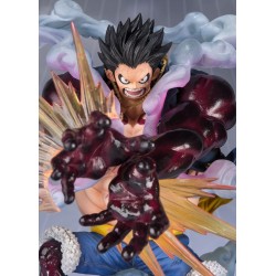 Statuette One Piece Figuarts Zero Monkey D. Luffy Gear 4 Leo Bazooka