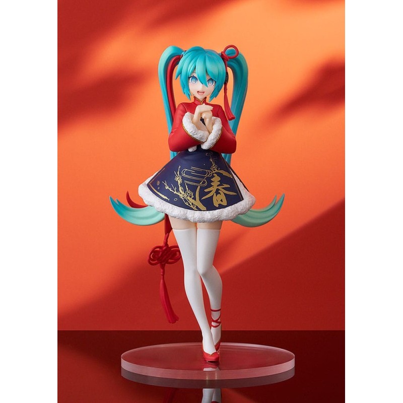 Statuette Character Vocal Series 01: Hatsune Miku Pop Up Parade Hatsune Miku Sourxuan Chinese New Year Version