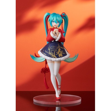 Statuette Character Vocal Series 01: Hatsune Miku Pop Up Parade Hatsune Miku Sourxuan Chinese New Year Version