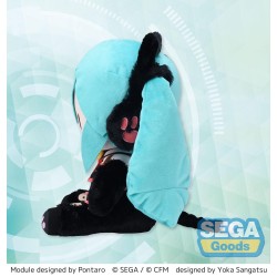 Figurine en peluche Hatsune Miku Project Diva Arcade Future Tone Fuwa Petit Hatsune Miku Kitty Cat LL