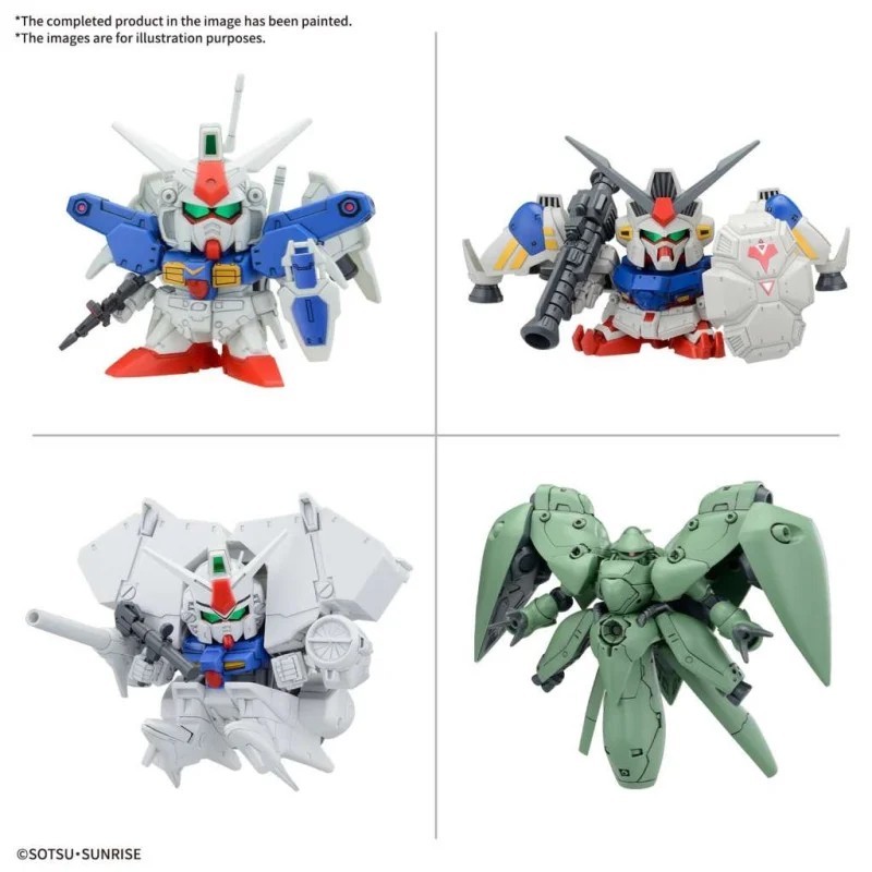 Maquette SD Gundam BB Senshi Gundam 0083 Stardust Memory Set