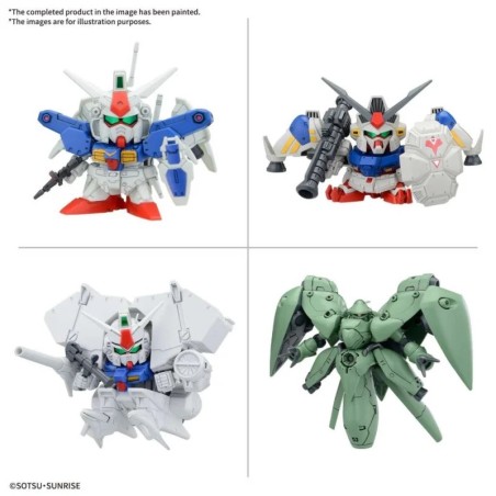 Maquette SD Gundam BB Senshi Gundam 0083 Stardust Memory Set