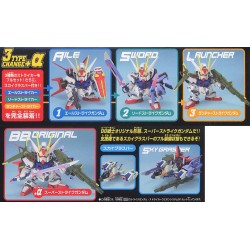 Maquette SD Gundam BB Senshi Strike Gundam Striker Weapon System