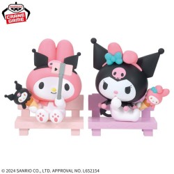 Figurine Sanrio Characters Nakayoshi Memories My Melody x Kuromi My Melody