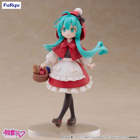Figurine Hatsune Miku Desktop Fairy Hatsune Miku Little Red Riding Hood Version