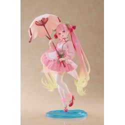 Figurine Hatsune Miku AMP Newley Written Sakura Miku Sakura Dress Version