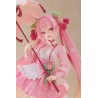 Figurine Hatsune Miku AMP Newley Written Sakura Miku Sakura Dress Version