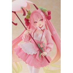 Figurine Hatsune Miku AMP Newley Written Sakura Miku Sakura Dress Version