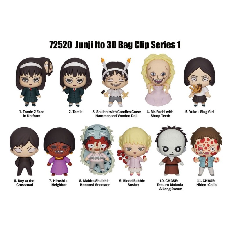 Porte-clés sac à dos 3D Junji Ito Collection Series 1